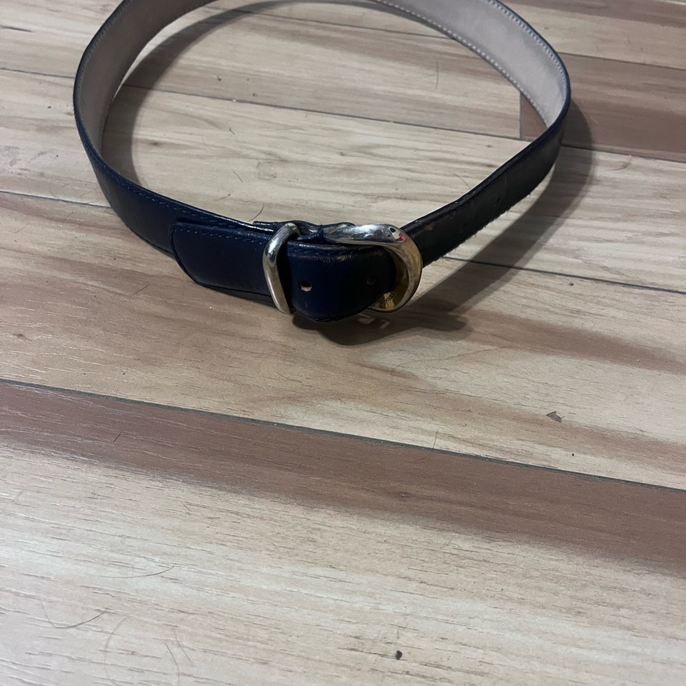 Talbots navy Genuine Leather Belt